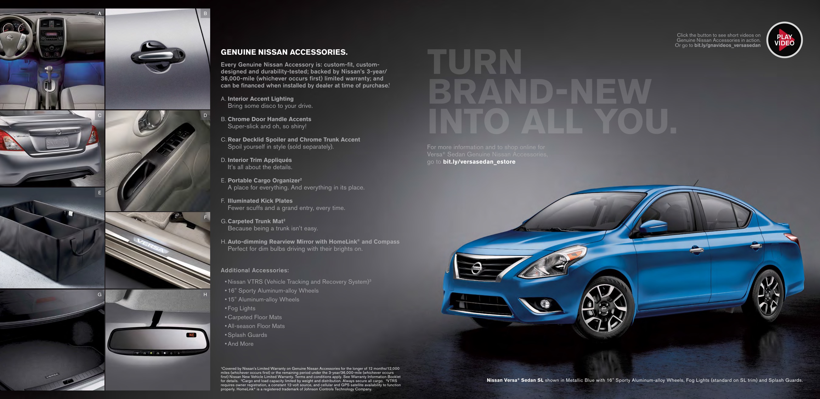 2015 Nissan Versa Sedan Brochure Page 4